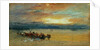 Shore scene, Sunset by Joseph Mallord William Turner