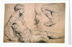 Studies for Figures for The Miracles of St Francis Xavier by Peter Paul Rubens
