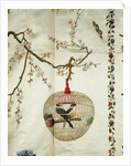 Bird Cage with Finches by Anonymous