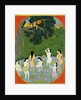 Krishna with The Cow Girl`s Clothes. Tehri Garwhal, India, early 19th century by Unknown