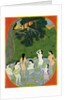 Krishna with The Cow Girl`s Clothes. Tehri Garwhal, India, early 19th century by Unknown