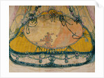 Design for a Dress with Train, detail by Charles Condor