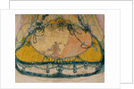 Design for a Dress with Train, detail by Charles Condor