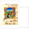 Initial letter P, depicting The Martyrdom of St Peter by Anonymous