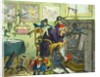 The Blue Devils..!! by George Cruikshank