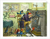The Blue Devils..!! by George Cruikshank