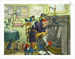 The Blue Devils..!! by George Cruikshank