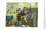The Blue Devils..!! by George Cruikshank