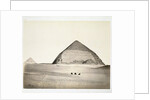 The Pyramids of Dahshoor from The South West by Francis Frith & Co.
