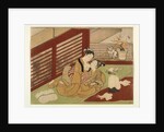 Love Interrupts The Making of Silk by Isoda Koryûsai