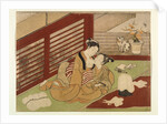 Love Interrupts The Making of Silk by Isoda Koryûsai