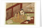Love Interrupts The Making of Silk by Isoda Koryûsai