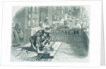 An Egyptian turner at work in the Paris Exhibitio by Anonymous