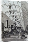 The interior view of one of the galleries at the Exposition de l'Industrie Universelle by Anonymous
