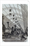 The interior view of one of the galleries at the Exposition de l'Industrie Universelle by Anonymous