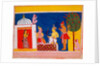 Hanuman and other Monkeys in conversation with Rama by Unknown