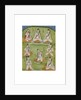 Shiva in eight yogic postures. Murshidabad, India, late 18th century by Unknown