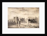 Prospect of the Entrance of the Tower of London by Paul Sandby