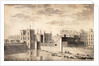 Prospect of the Entrance of the Tower of London by Paul Sandby