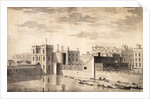 Prospect of the Entrance of the Tower of London by Paul Sandby