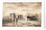 Prospect of the Entrance of the Tower of London by Paul Sandby