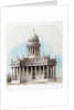 Architectural design for a building in classical style by Samuel Huggins
