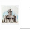 Architectural design for a building in classical style by Samuel Huggins