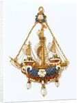 Three-masted ship pendant by Vasters