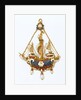 Three-masted ship pendant by Vasters