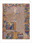 Leaf from The Giltlingen Missal by Conrad Wagner