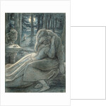 Love, a couple in a wood by John Everett Millais