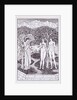 Adam and Eve in the Garden of Eden by William Morris