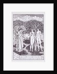 Adam and Eve in the Garden of Eden by William Morris