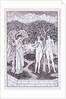Adam and Eve in the Garden of Eden by William Morris