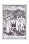 Adam and Eve in the Garden of Eden by William Morris
