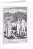 Adam and Eve in the Garden of Eden by William Morris
