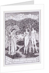 Adam and Eve in the Garden of Eden by William Morris