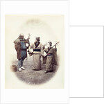 Street musicians by Felice Beato