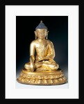 Seated figure of the Buddha Sakayamuni. Tibet, 16th century by Unknown