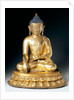 Seated figure of the Buddha Sakayamuni. Tibet, 16th century by Unknown