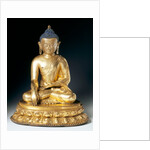 Seated figure of the Buddha Sakayamuni. Tibet, 16th century by Unknown