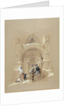 The Porch of Rosslyn Chapel, near Edinburgh by David Roberts