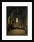 Entrance to The Crypt of Rosslyn Chapel by David Roberts