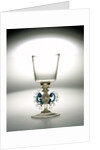 Glass goblet by Unknown