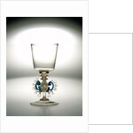 Glass goblet by Unknown