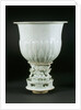 Lotus Vase & Dragon Pedestal by Unknown