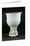 Lotus Vase & Dragon Pedestal by Unknown