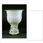 Lotus Vase & Dragon Pedestal by Unknown