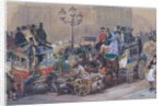 Ludgate Circus by Eugene Louis Lami