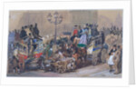 Ludgate Circus by Eugene Louis Lami
